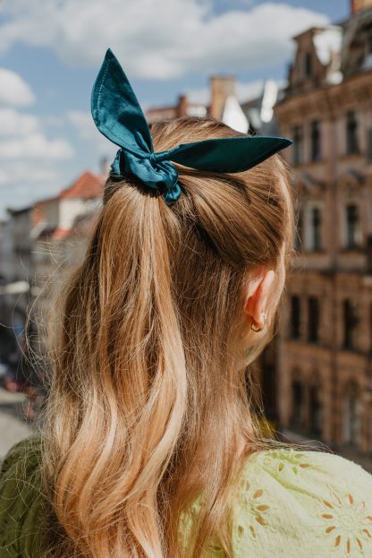 Gumka jedwabna Rabbit petrol - obrazek 5